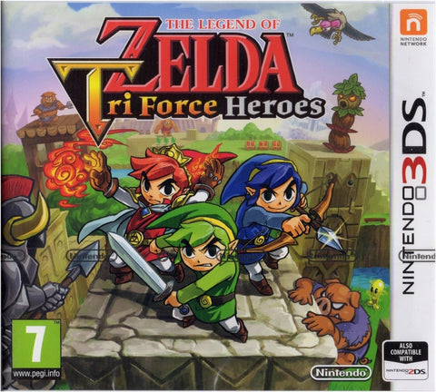 The Legend of Zelda Tri Force Heroes Nintendo 3DS